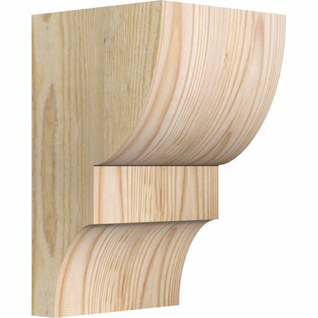 Ekena Millwork Ridgewood Rough Sawn Corbel, Douglas Fir, 6"W x 6"D x 10"H COR06X06X10RID00RDF